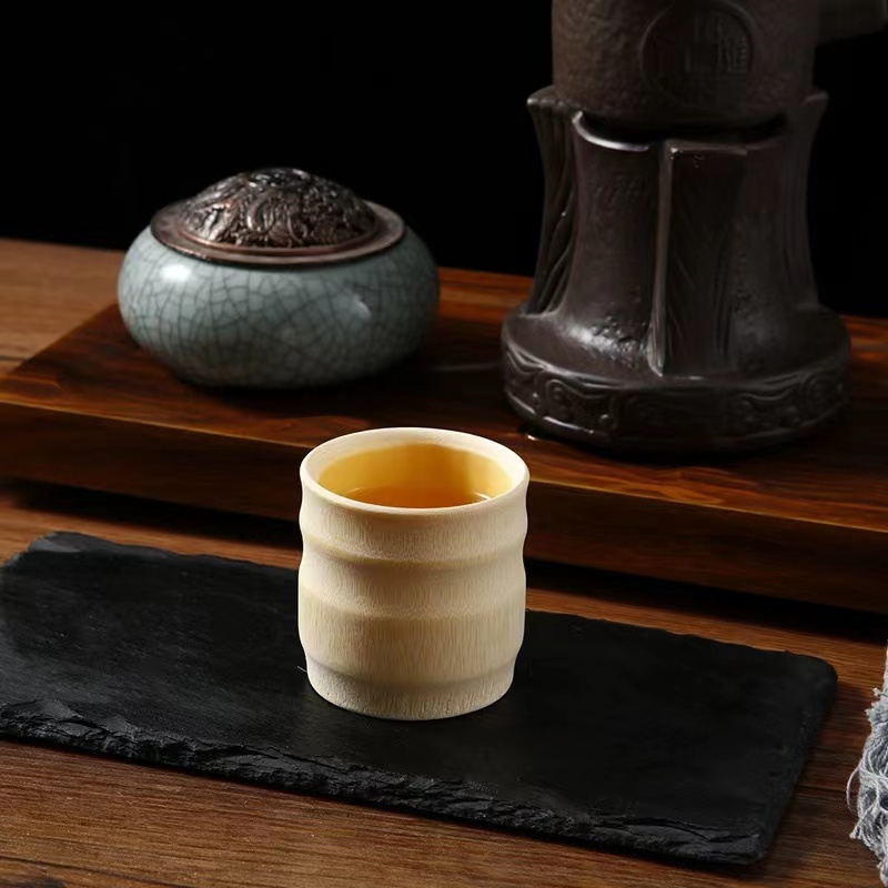 Pure Natural Bamboo Water Cups, Eco-Friendly, Durable, Handmade