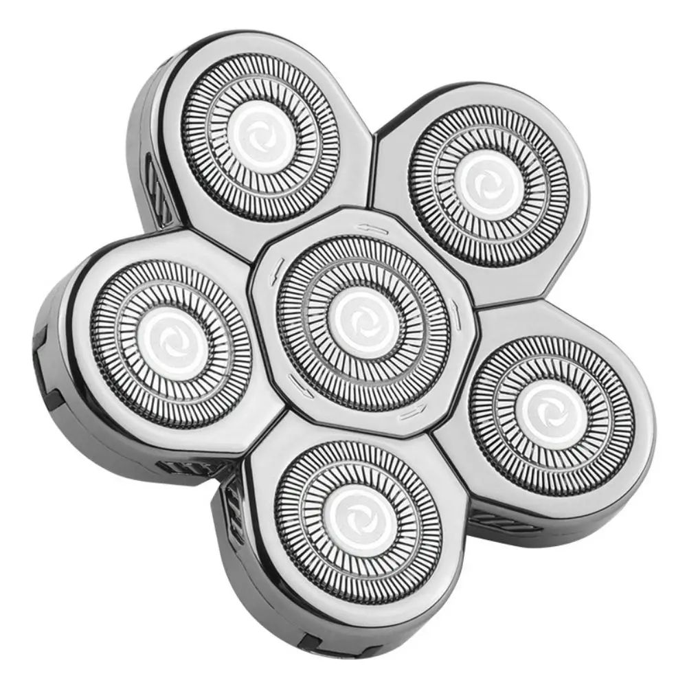 Washable Multi-Blade Rotary Shaver Replacement Head for Men – Smooth, Fast, Skin-Hugging Fit