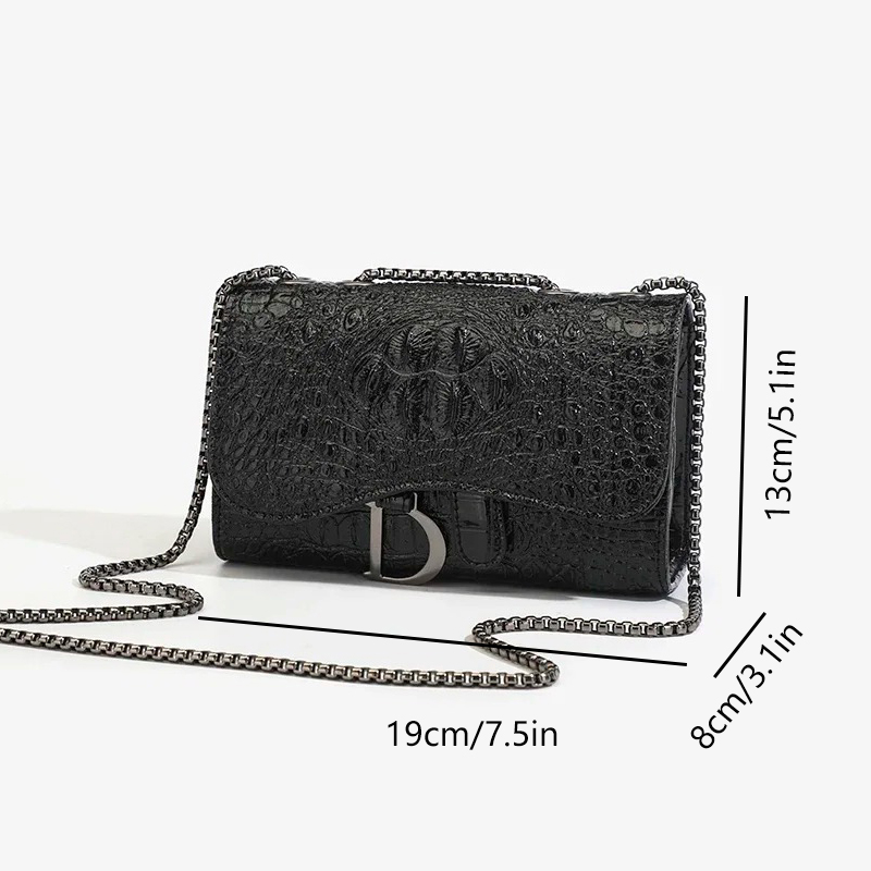 Luxury Womens Crossbody Handbag with Sequined Design Chain Shoulder Messenger Purse