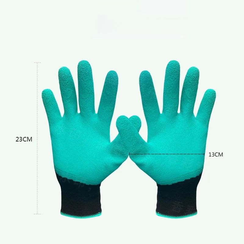 Heavy-Duty Garden Gloves – Stab Resistant Gardening Gloves with Waterproof, Wear-Resistant Protection