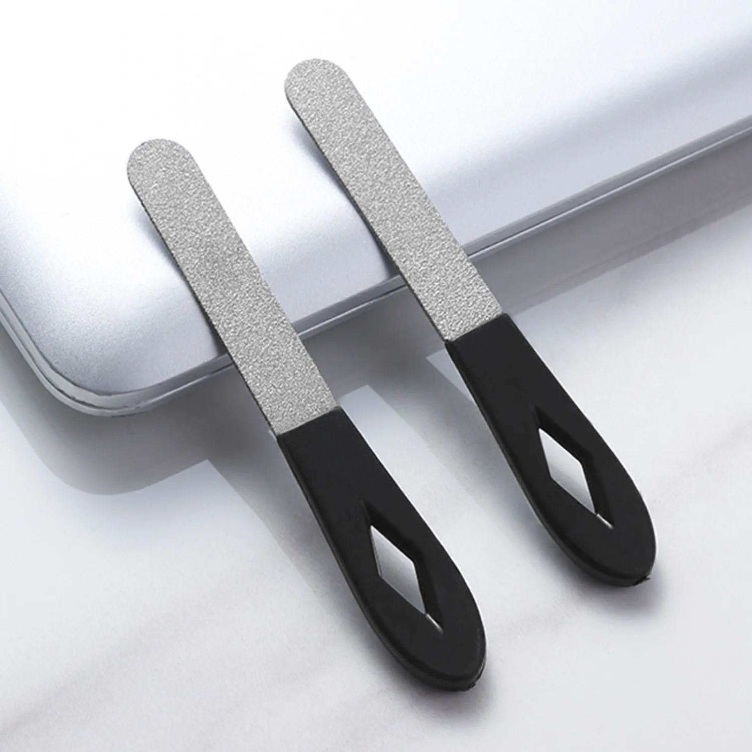SteelEdge Pro Stainless Steel Nail File – Double-Sided Heavy-Duty Nail File with Sandblasted Finish