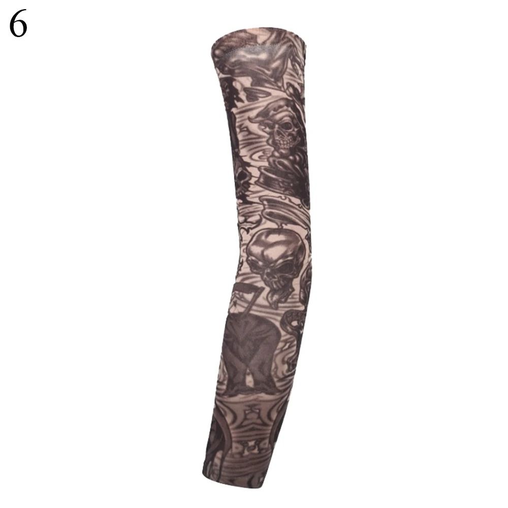 Flower Arm Tattoo Sleeves – Seamless UV Sunscreen Protection – High-Yield Athletic Interaction Hub
