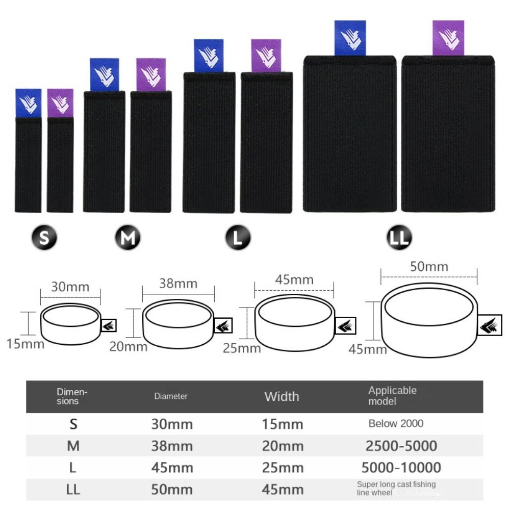Fishing Spool Belt, Reel Protection Belt, Pole Holder, Fishing Tackle Tool