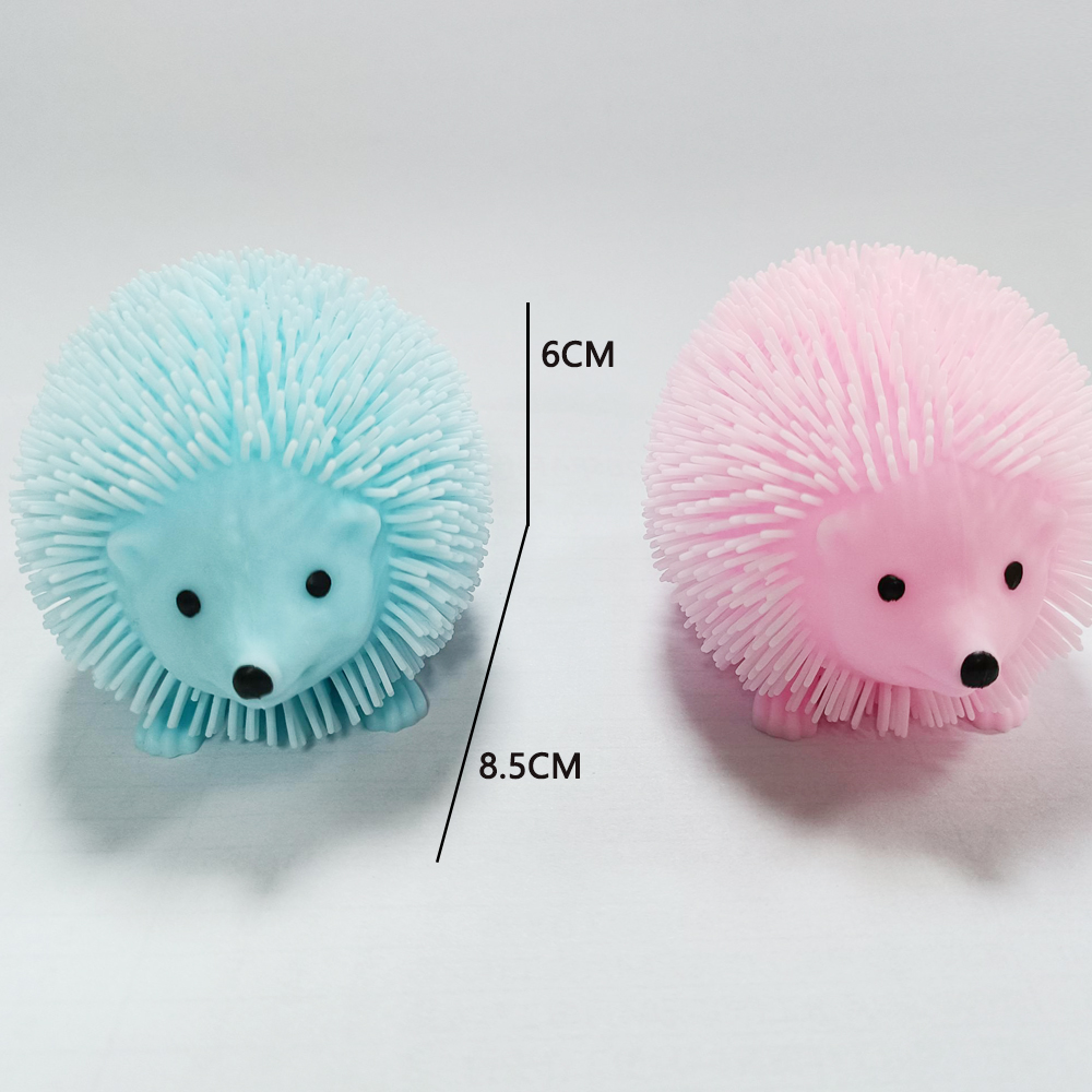 Cute Animal Stress Relief Fidget Squeeze Ball – Glitter Spiky Sensory Toy for Adults