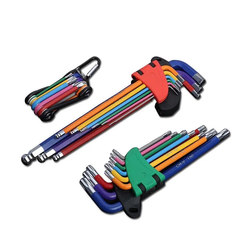 Allen Key Set Long Arm Hex Wrench Kit 9 Piece 1.5mm to 10mm