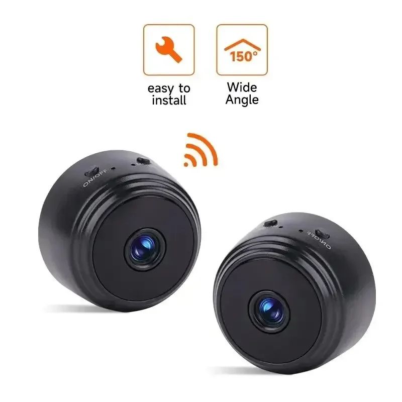 A9 1080P WiFi Mini Wireless Security Camera with Night Vision and Motion Alerts