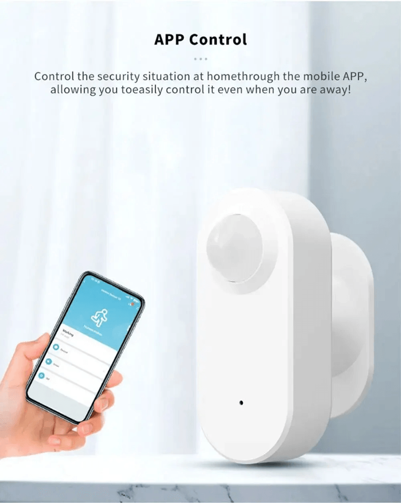 Tuya Zigbee Motion Sensor Smart Body Detector with App Remote Control
