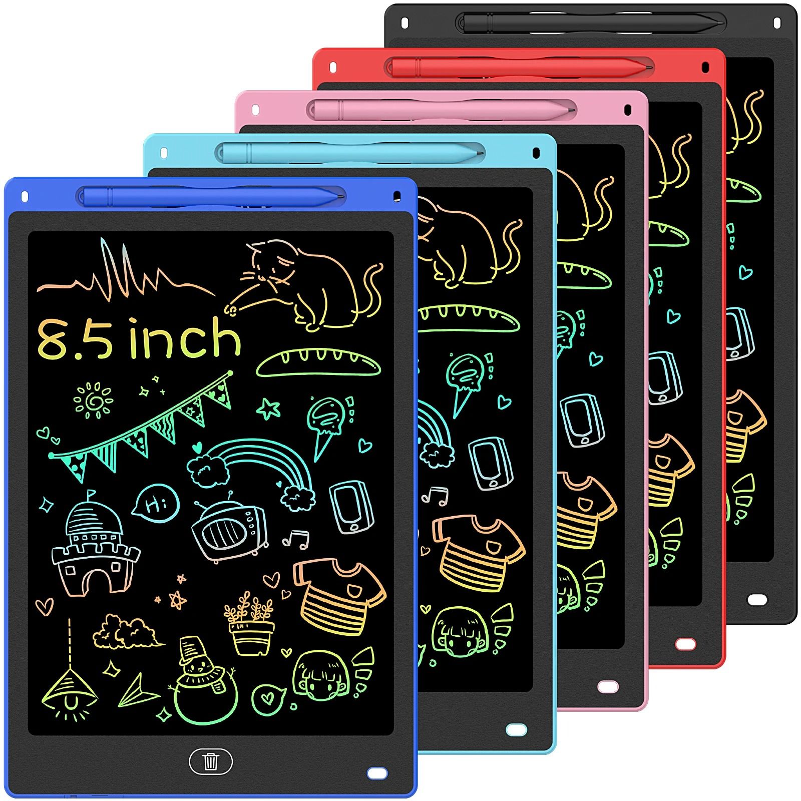 LCD Writing Tablet Digital Drawing Pad for Kids 8.5 10 and 12 Inch