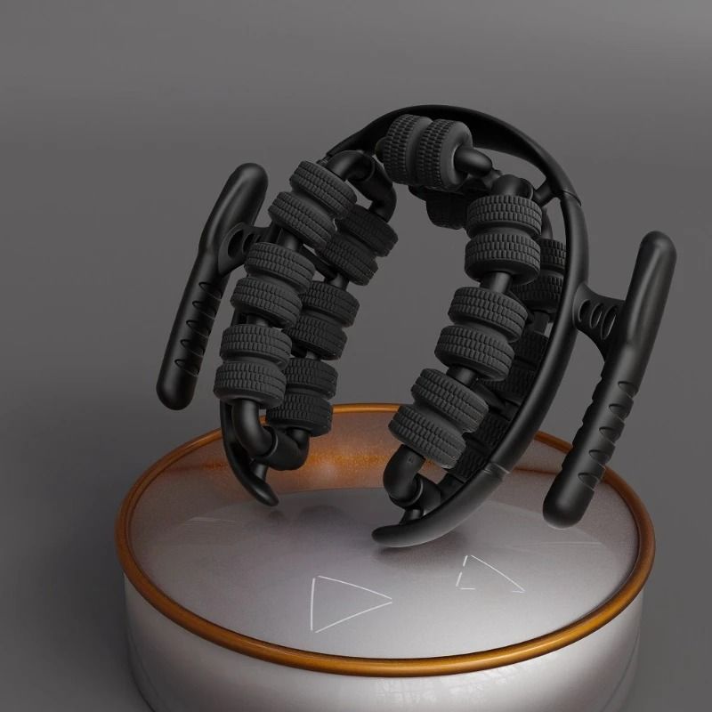 28 Wheel Annular Leg Clamp Massager Anti-Cellulite Body Slimming Roller