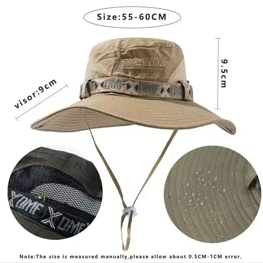 Adventure-Ready Wide Brim Safari Sun Hat