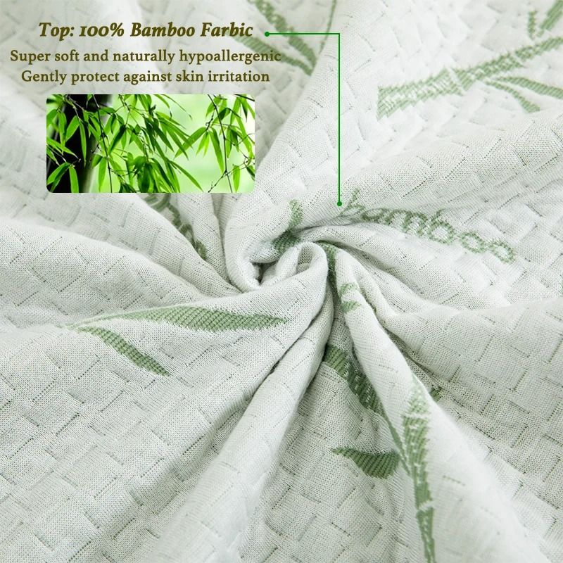 Waterproof Bamboo Mattress Cover Cooling Fitted Sheet Deep Pocket