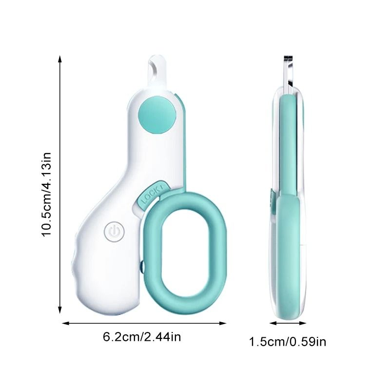 LED-Illuminated Pet Nail Clipper