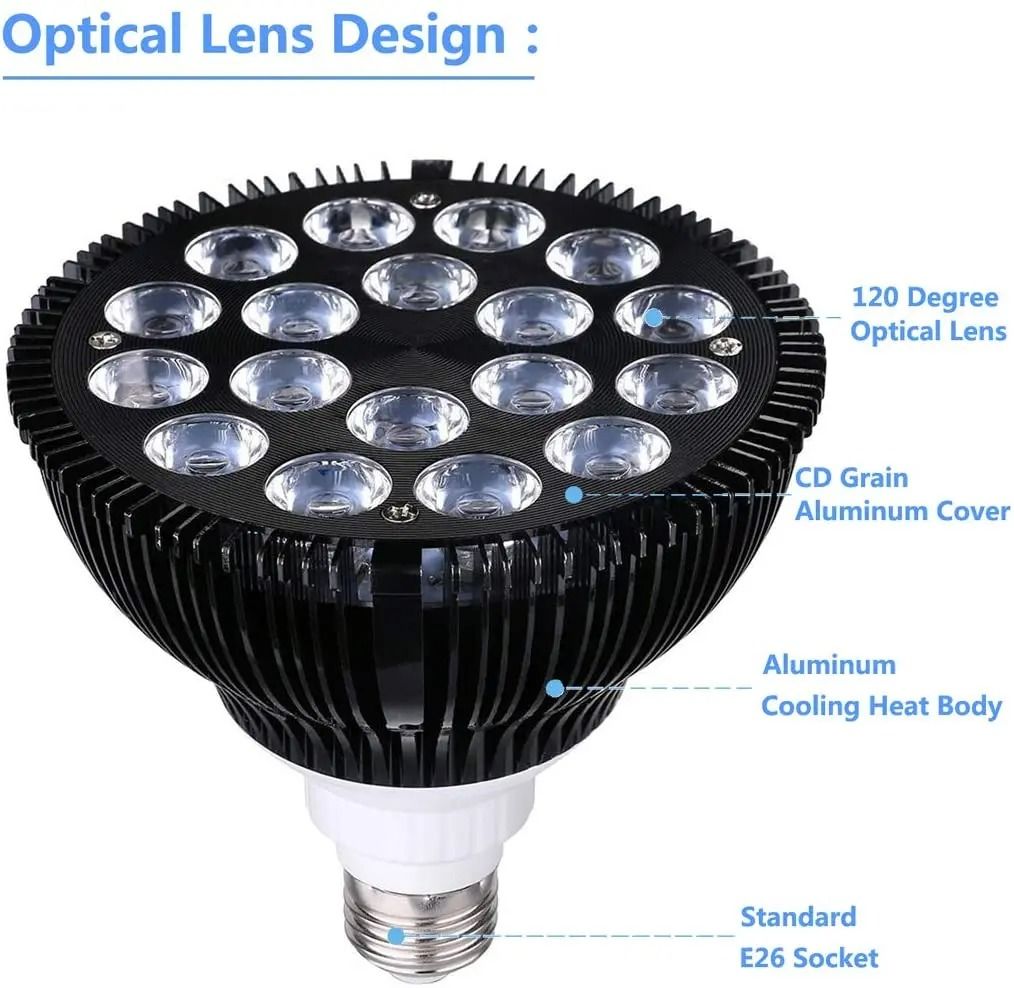 Full Spectrum PAR38 Aquarium LED Grow Light