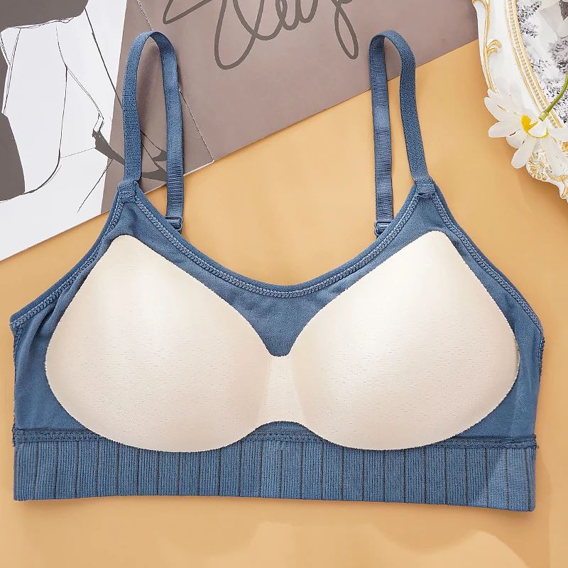 Seamless Wireless Padded Bralette Crop Top
