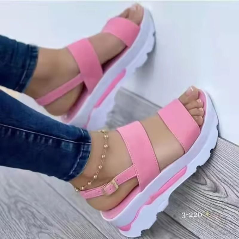 Women Wedge Sandals Low Platform Summer Fashion Shoes