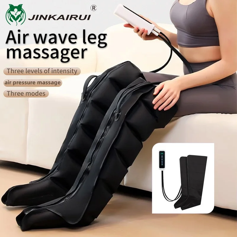 Foot Massage Boots, Air Pressure Leg Massager, Kneading Calf Deep Relaxation with Remote Control