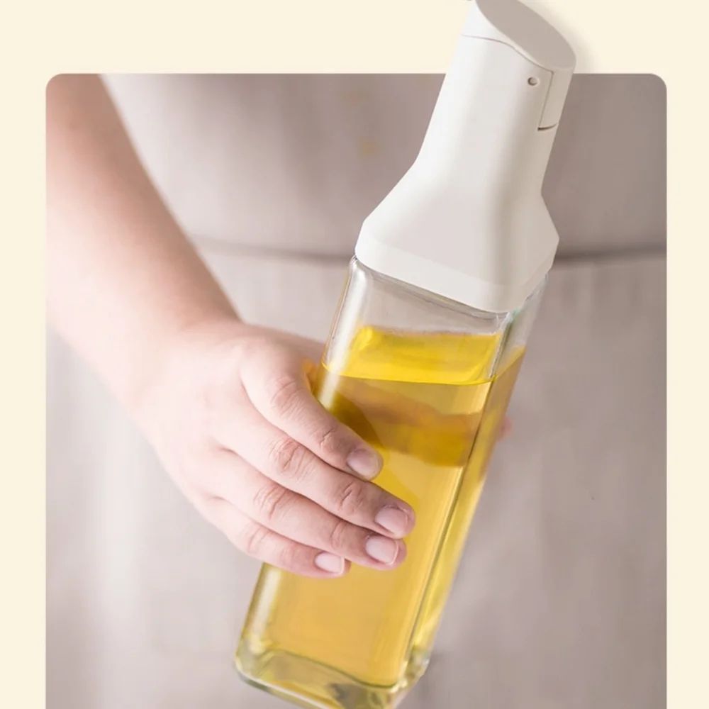 500ml Glass Oil Dispenser Bottle Leak Proof Kitchen Container