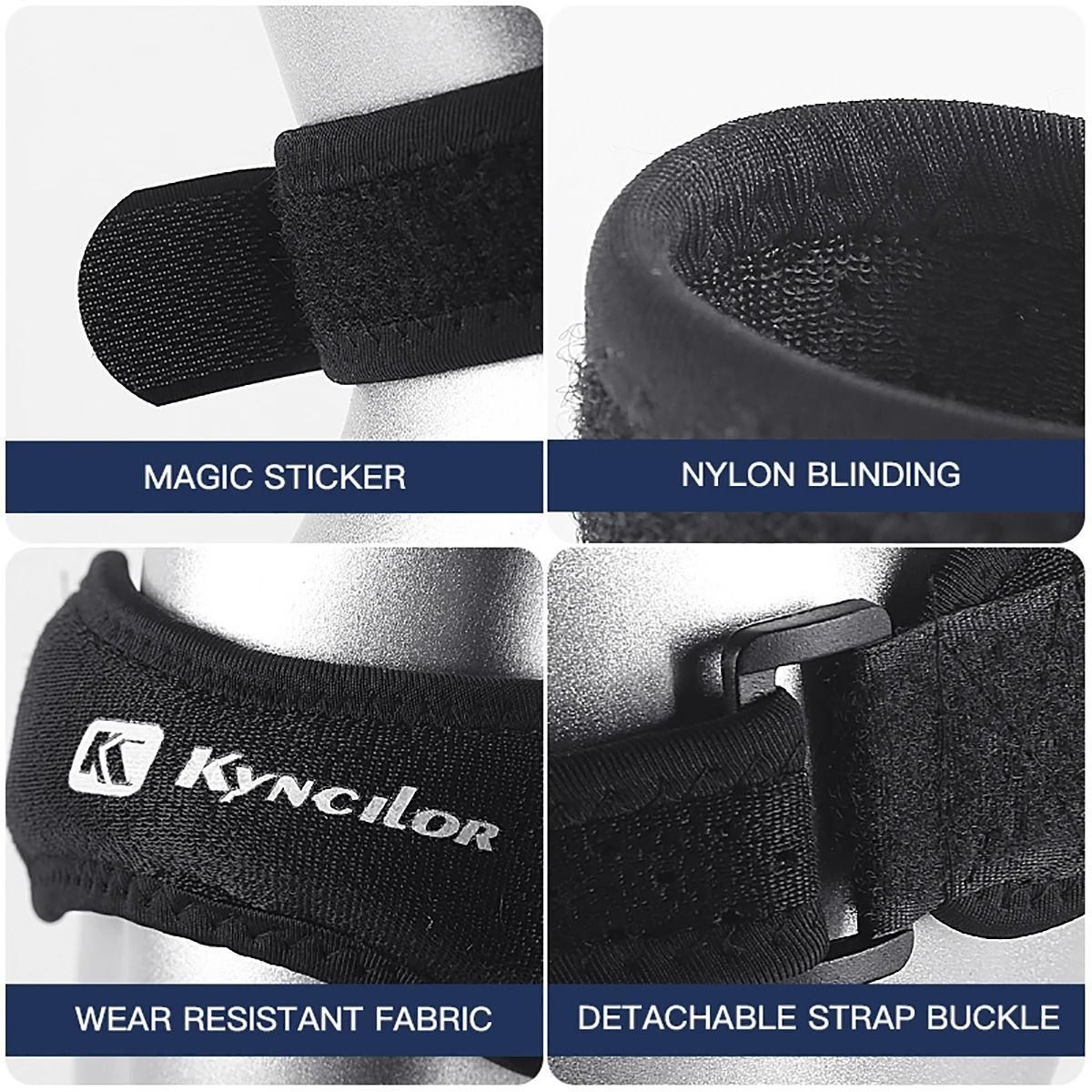 Targeted Silica Gel Patella Tendon Support Strap