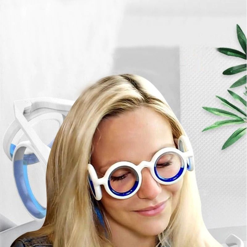 Portable Anti-Sickness Glasses For Children Adult, Anti-Motion Sickness Liquid Glasses, Lensless Driving Sickness Goggle