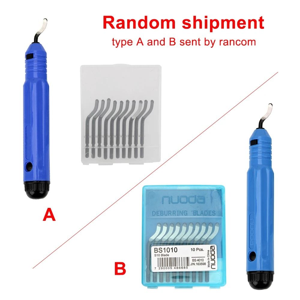 Deburring Tool Handle with Blades for Metal Plastic Wood Trimming