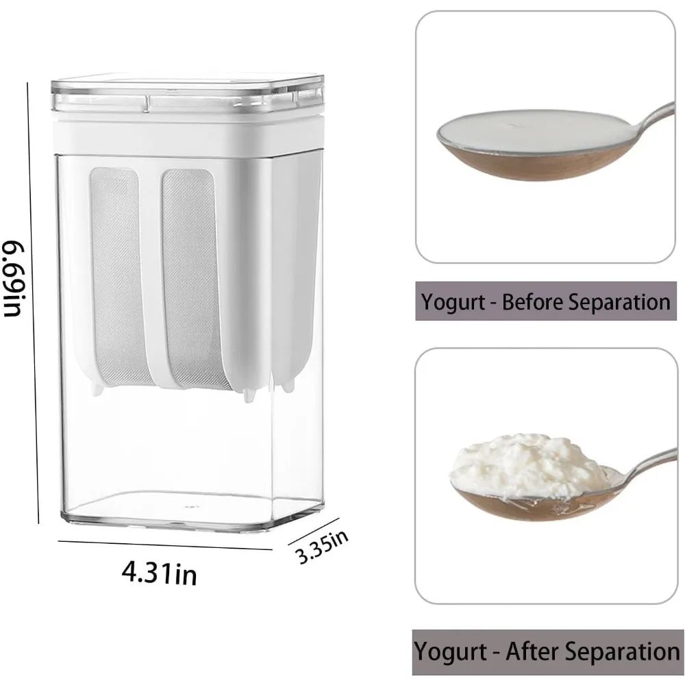 1100 ml Yogurt Maker and Mesh Filter for Homemade Thick Yogurt