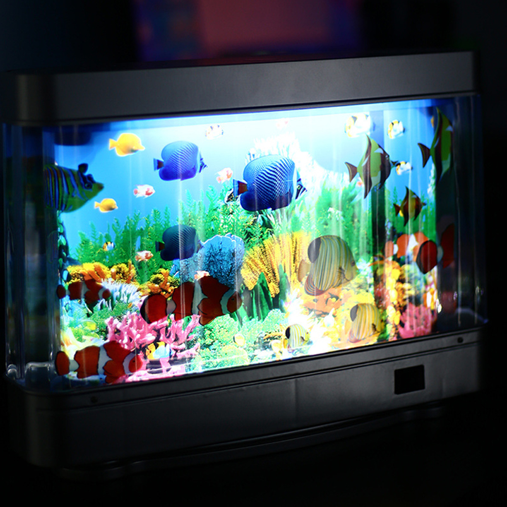 Tropical Fish Tank Aquarium Lights, Virtual Moving Imitating Lamp, Ocean Aquarium Decorative Light