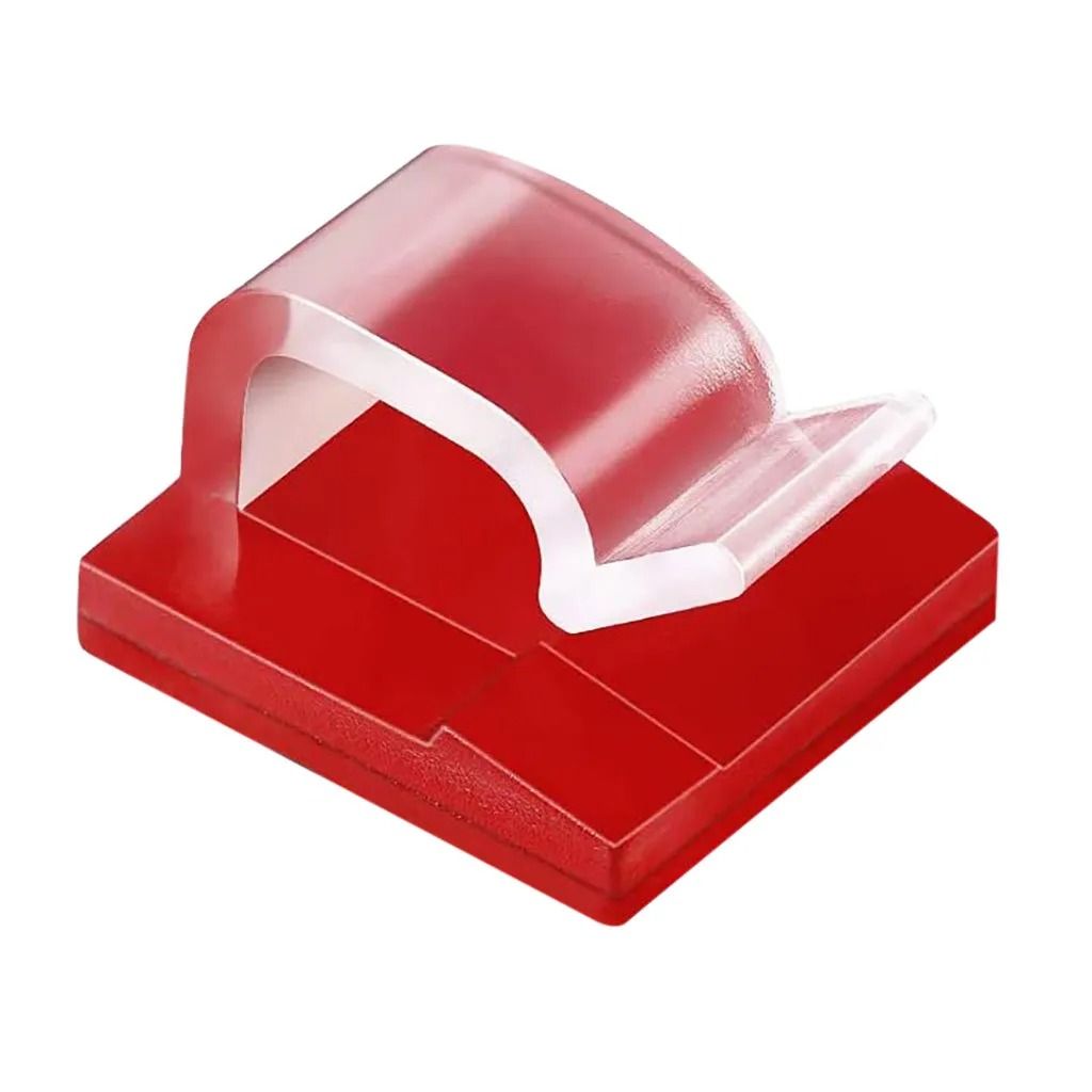 Self-Adhesive USB Cable Organizer Clip – High-Performance Desktop Wire Winder & Cord Protector