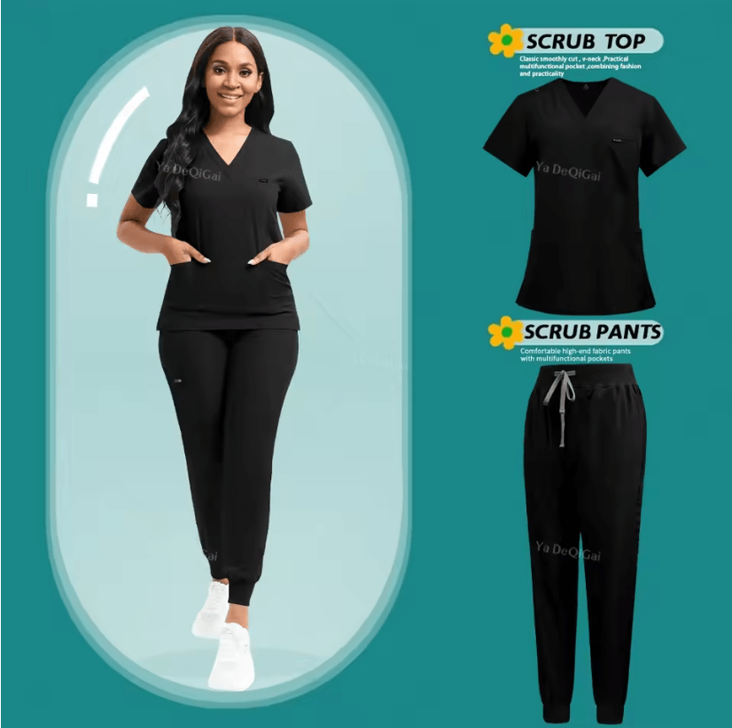 FlexCare Womens Stretch Jogger Scrub Set