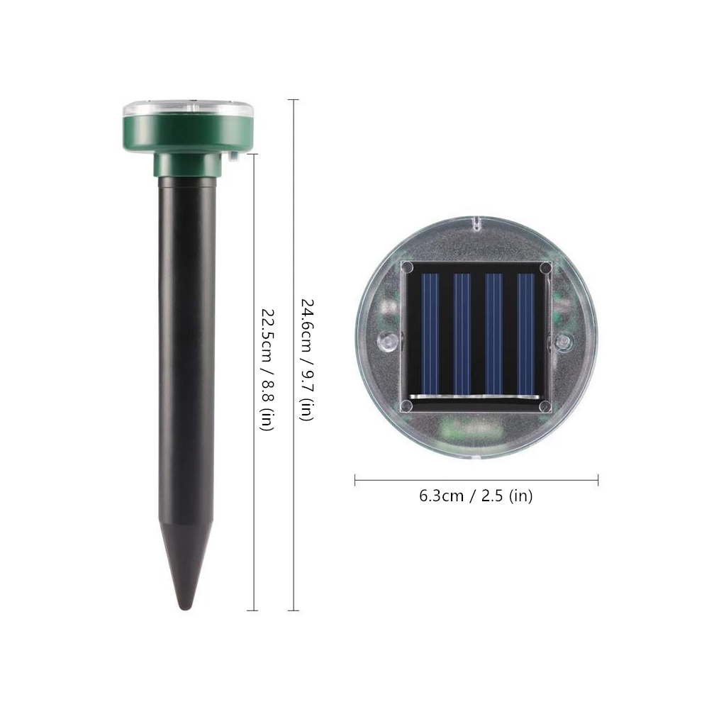Solar Powered Mole Repeller