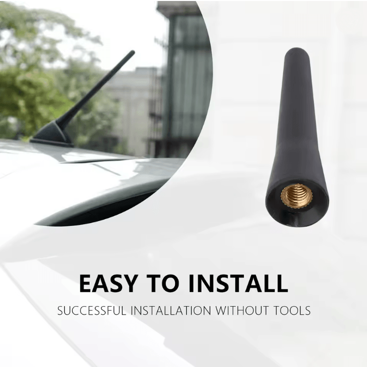 AutoTune Compact Car Antenna Short Roof Mount FM AM DAB Universal Fit