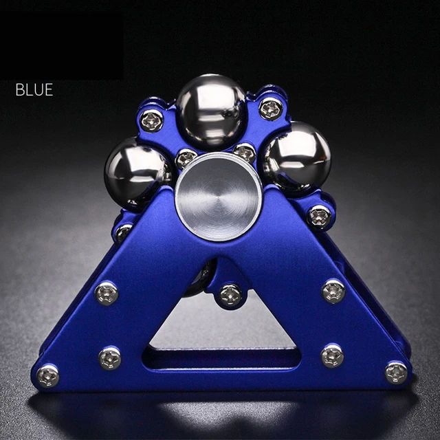 Foldable Double Pendulum Metal Fidget Spinner, Antistress Hand Spinner, Gyroscope Adult Toys & Stress Relief Gift