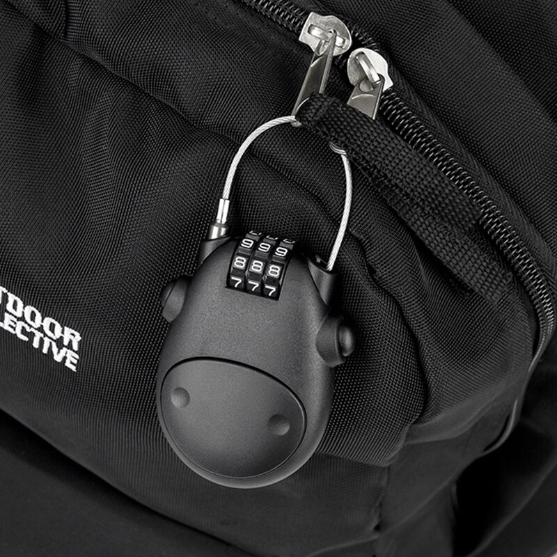 High-Precision Bicycle Steel Cable Code Lock, Telescopic Wire Rope, Suitcase, Helmet, Car, and Sled Password Lock