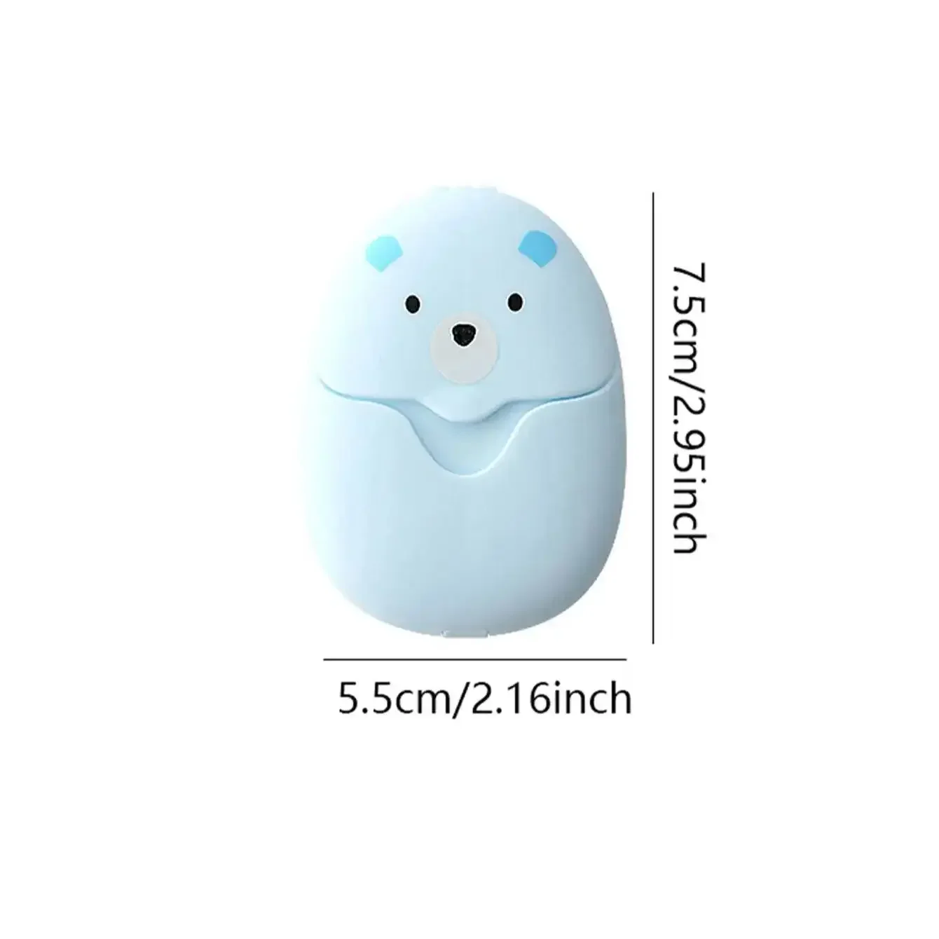 Moisturizing Gentle Water-Soluble Paper Soap Sheets, Non-Irritating Deep Cleansing