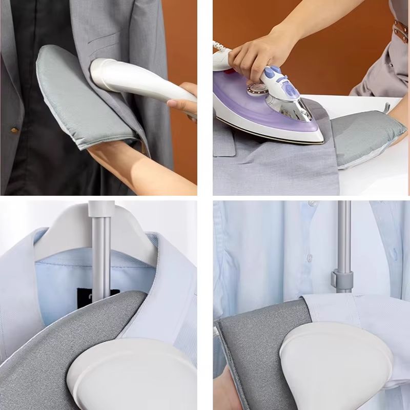 PressEase Washable Mini Ironing Board with Heat-Resistant Cover – Compact Anti-Scald Iron Pad & Protective Glove Set