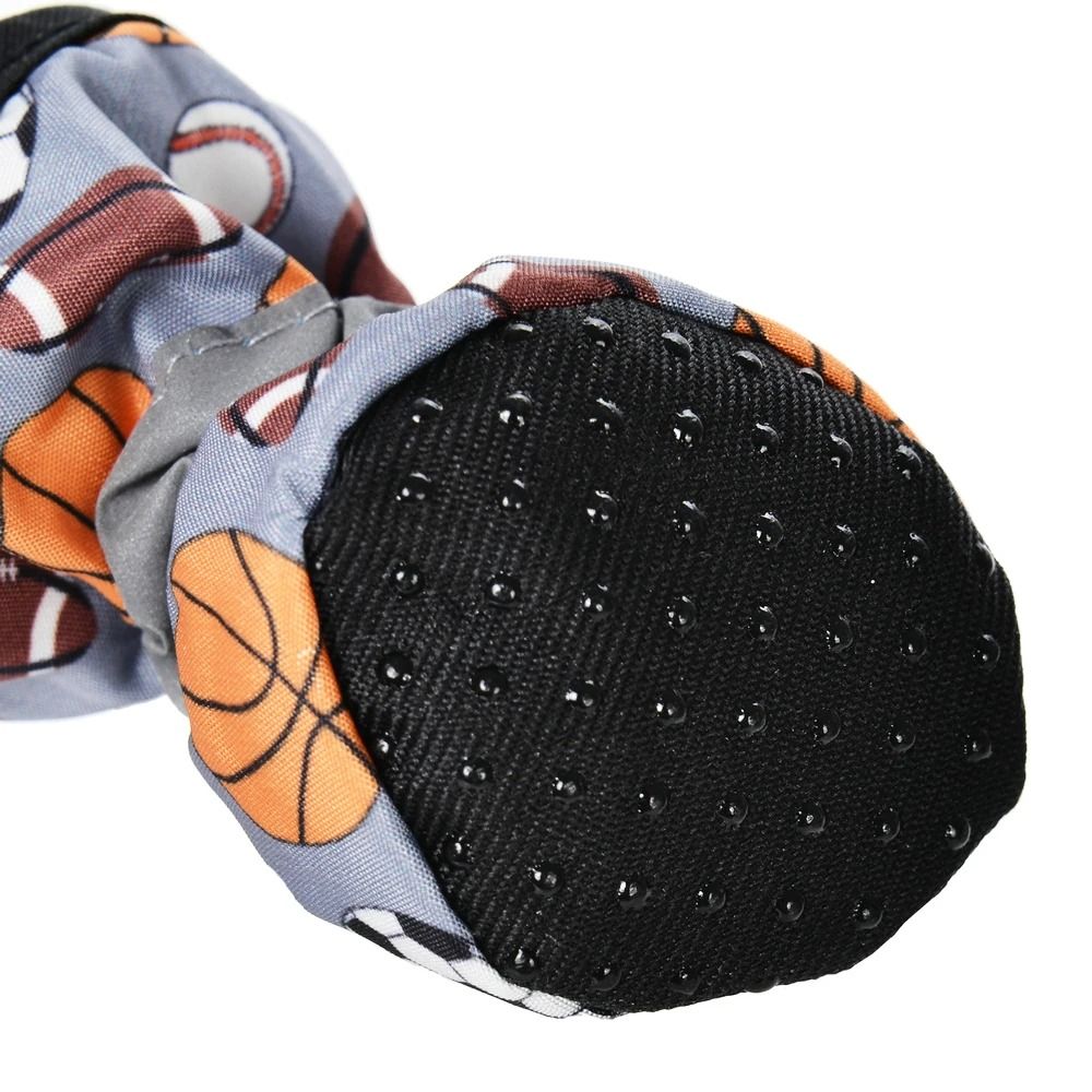 Adjustable Anti Slip Pet Dog Shoes Four Piece Set