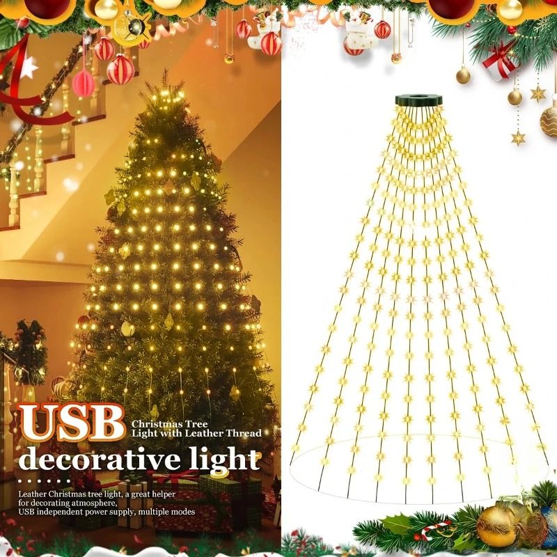 Waterfall Curtain Fairy String Lights