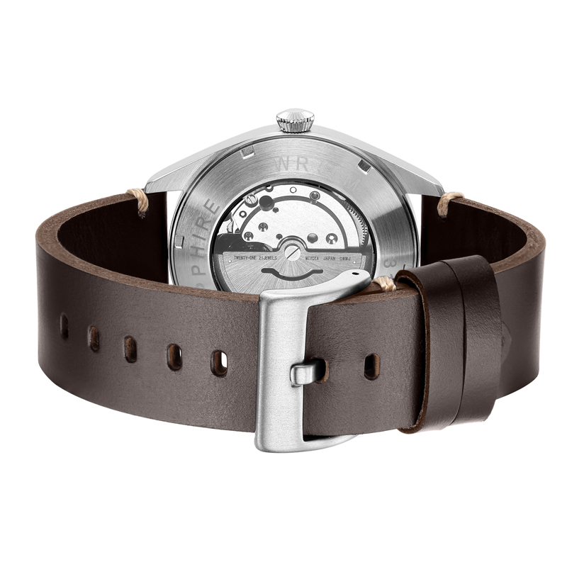 Pilot Watch Aviator Automatic Mechanical Wristwatch Luxury Stainless Steel Field Watch