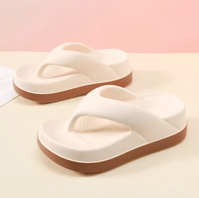 BreezeWalk Women Summer Beach Flip Flops Anti Slip Casual Sandals