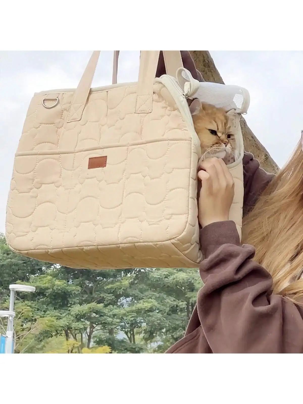 Breathable Pet Tote Carrier Bag