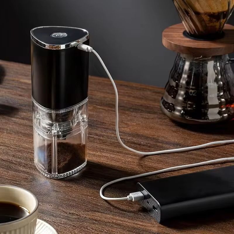 Portable Electric Coffee Grinder with Ceramic Burr
