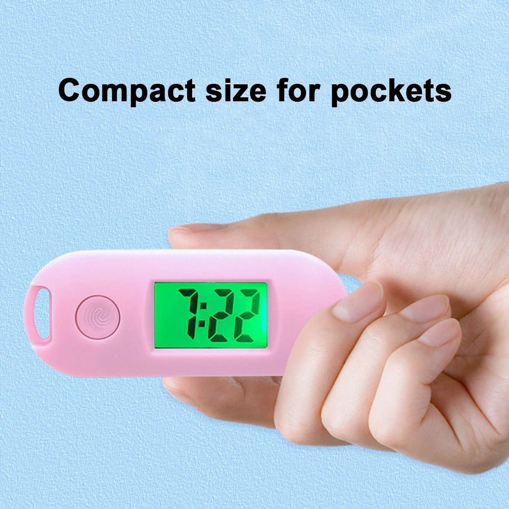 Mini Keychain Luminous Digital Pocket Watch
