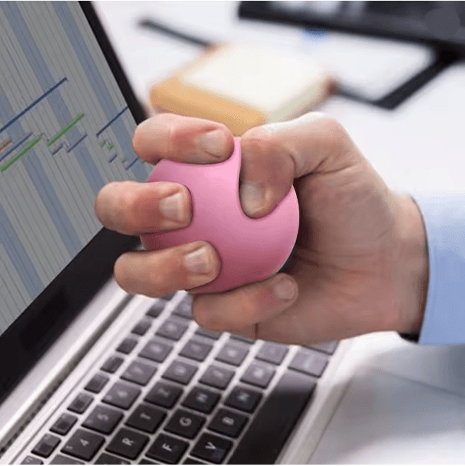 Elastic Finger Grip Strength Trainer Hand Exercise Resistance Ball