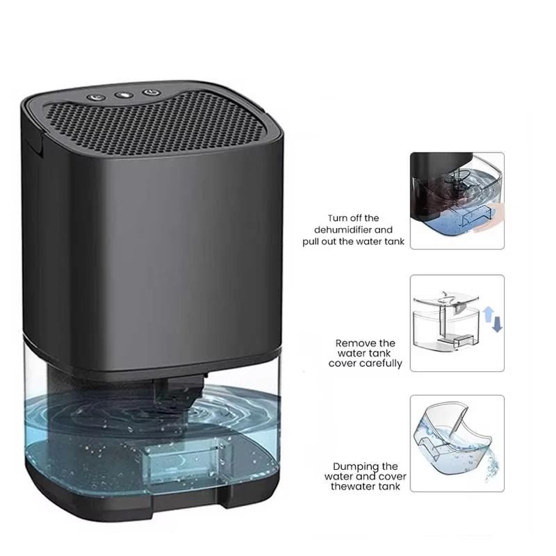 Mini Smart Dehumidifier for Bedroom Office and Small Spaces