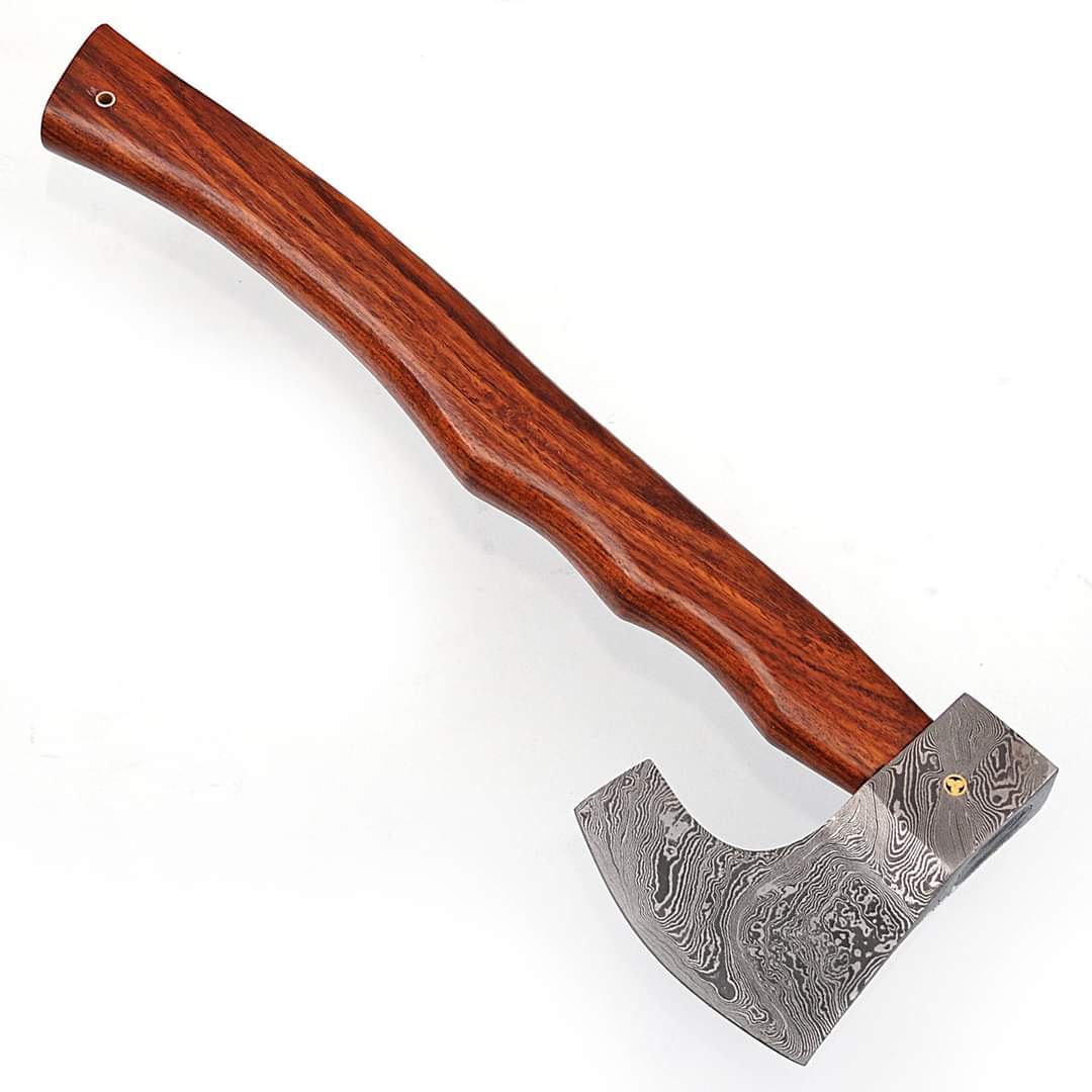 hunting axe, viking axe, with rose wood, engraved cutting axe, anniversary gifts for her, gifts for him, camping axes