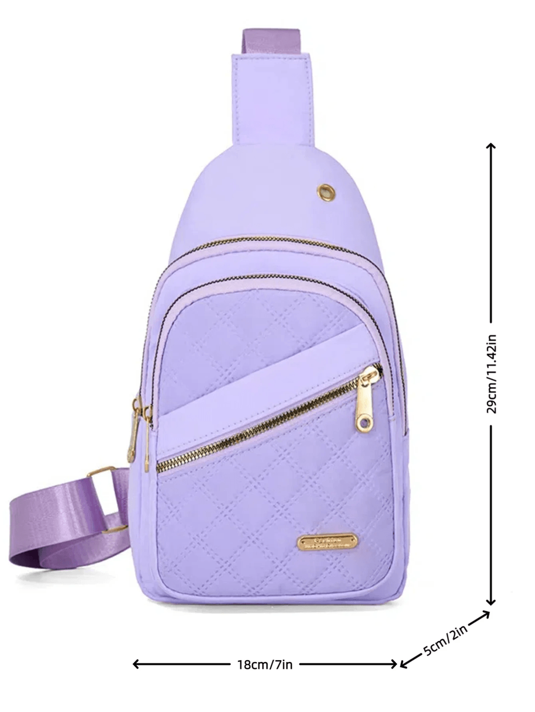 Womens Casual Chest Bag Lightweight Travel Shoulder Bag