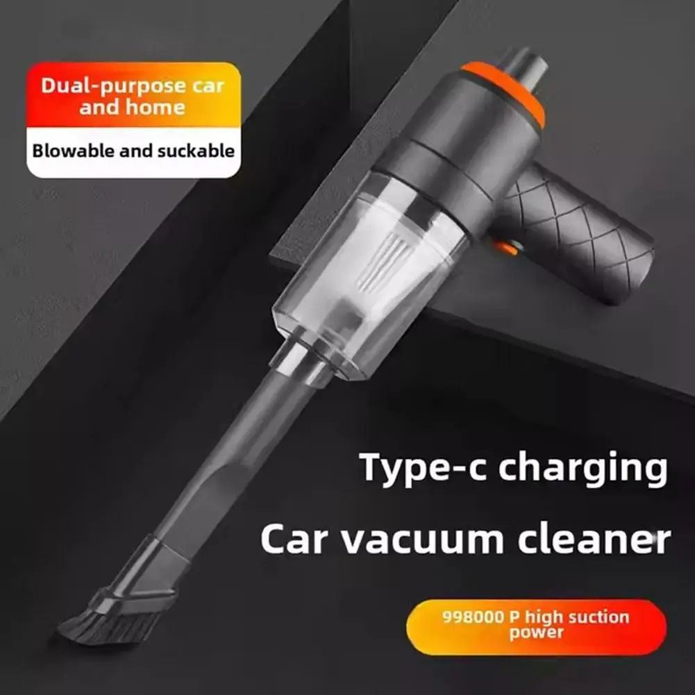 Portable Handheld Car Vacuum Cleaner Cordless Mini Car Vacuum with Blowing Function