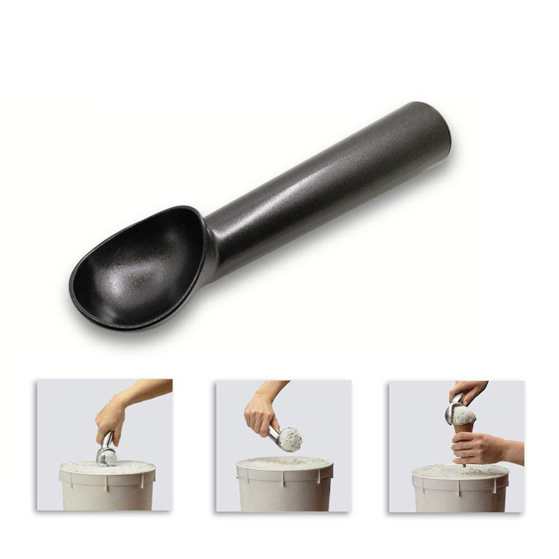 Nonstick Anti-Freeze Ice Cream Scoop, Ice Cream Tools Set, Aluminum Ice Cream Spoon and Melon Ball Cookie Dough Scoop