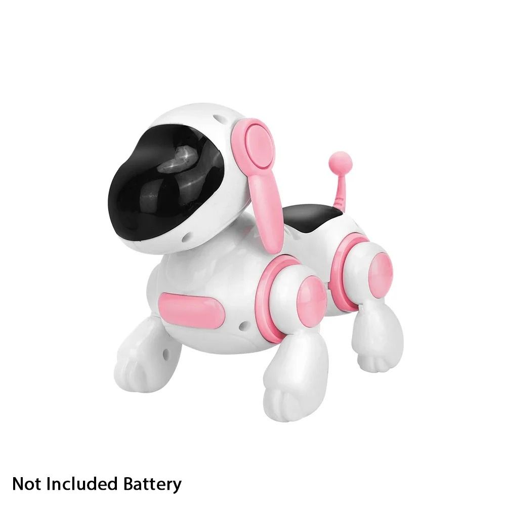 Smart Interactive Robotic Dog Toy with Lights Sound and Crawling Action