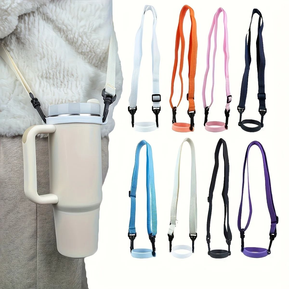 Adjustable Water Cup Crossbody Strap