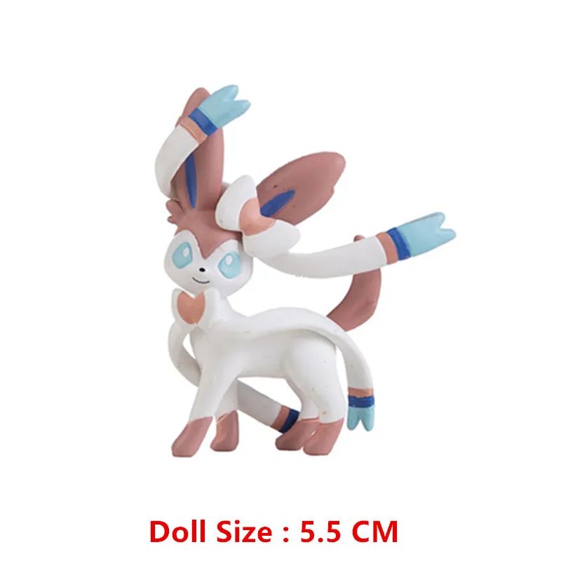 Takara Tomy Pokemon Mini Figures (4–13cm) – Pikachu, Mewtwo & Friends PVC Collectibles